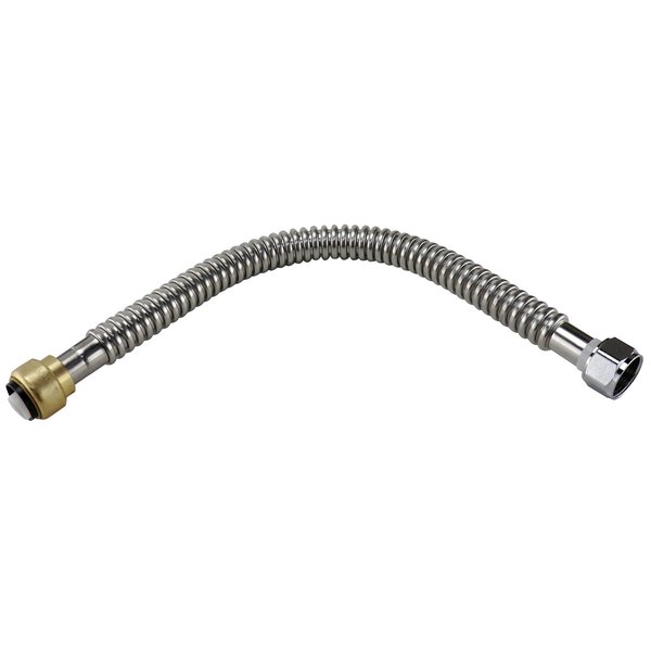 Tectite By Apollo 3/4 in. Push-to-Connect x 3/4 in. Female Pipe Thread x 18 in. CSST Water Heater Connector FSBCSST34F18
